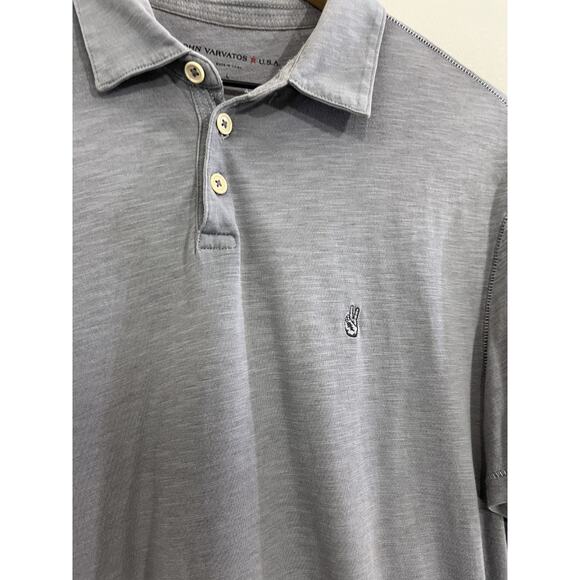John Varvatos Polo Tee L Grunge Streetwear Basic Quiet Luxury Capsule Golf Dad - Picture 5 of 13